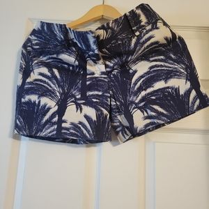 Blue and white shorts